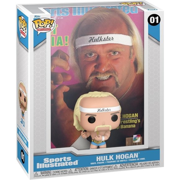 Funko Pop Sports Illustrated - WWE Hulk Hogan (#1, NEW, with case) - Picture 2 of 10